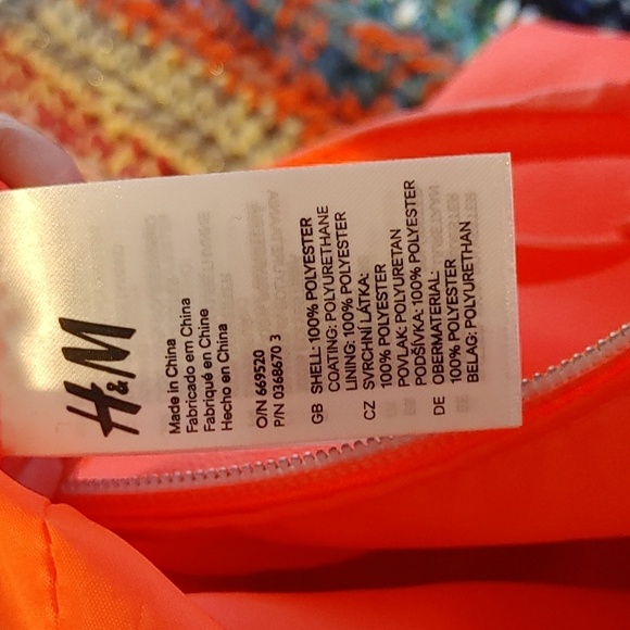 H&M BRIGHT NEON HANDBAG - Picture 7 of 10